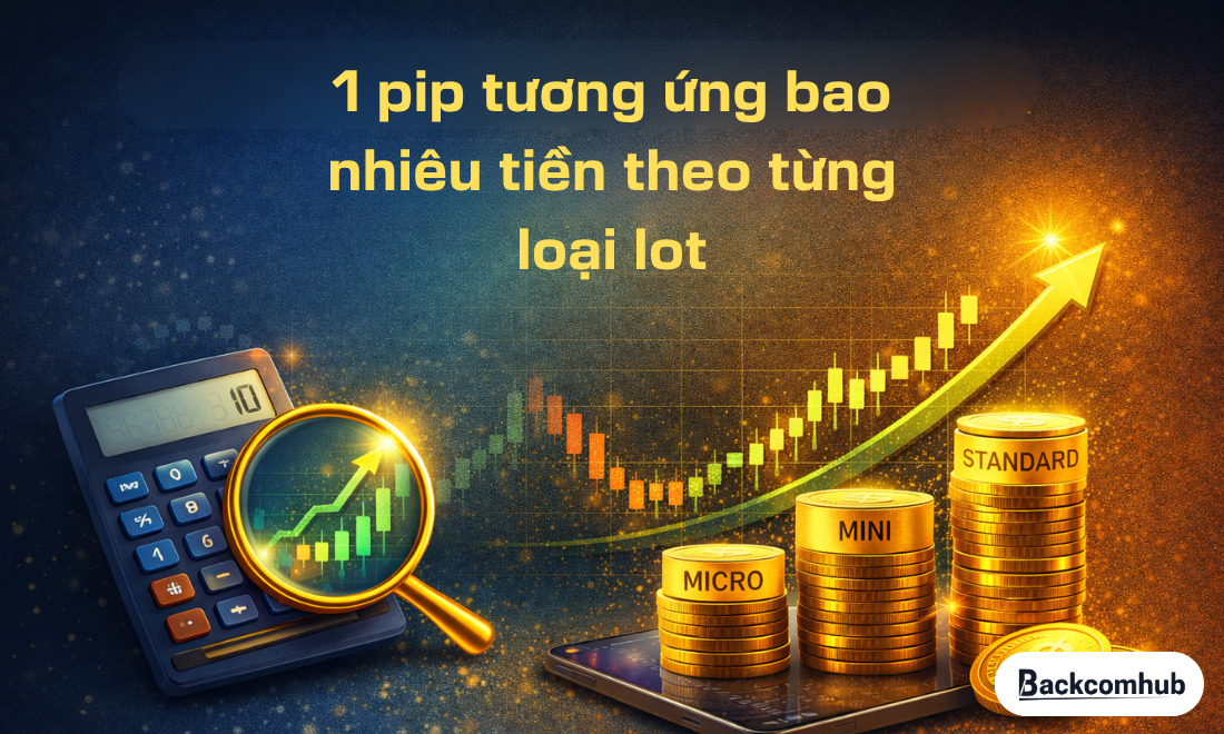 1 pip tương ứng bao nhiêu tiền theo từng loại lot 