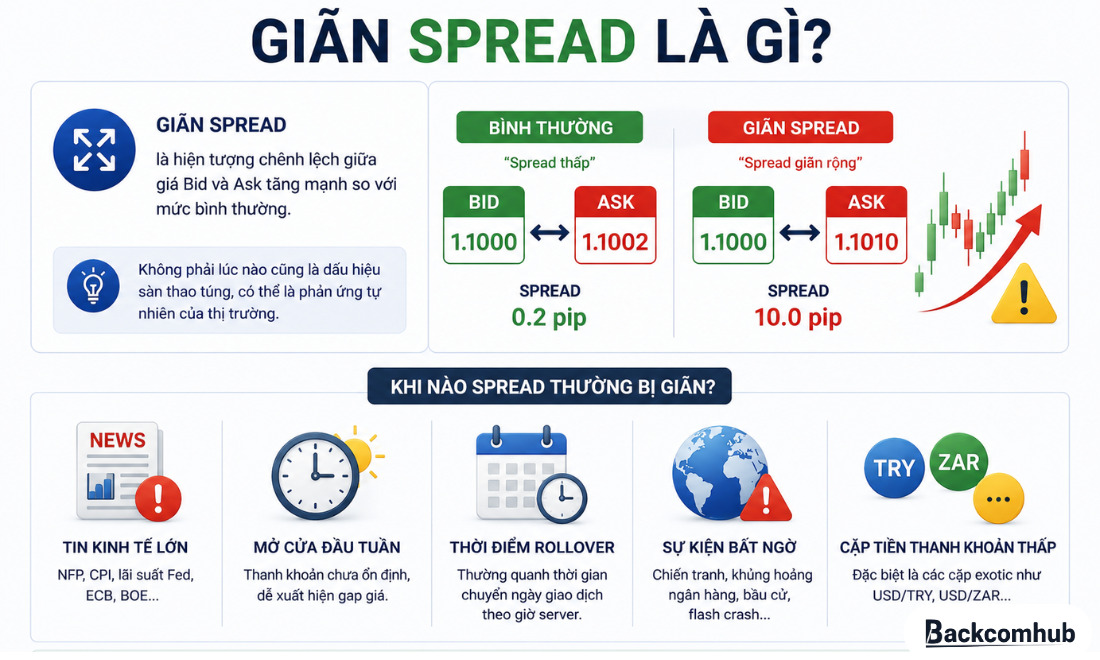 Giãn spread là gì?