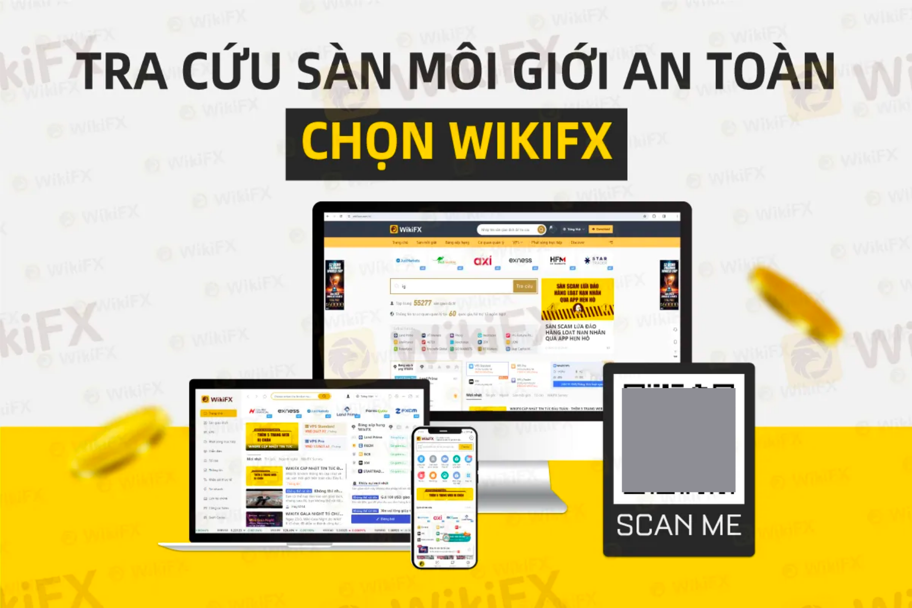 WikiFX là nền tảng tra cứu và đánh giá broker Forex/CFD nội sàn uy tín