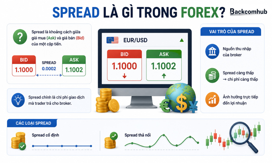 Spread là gì trong Forex?