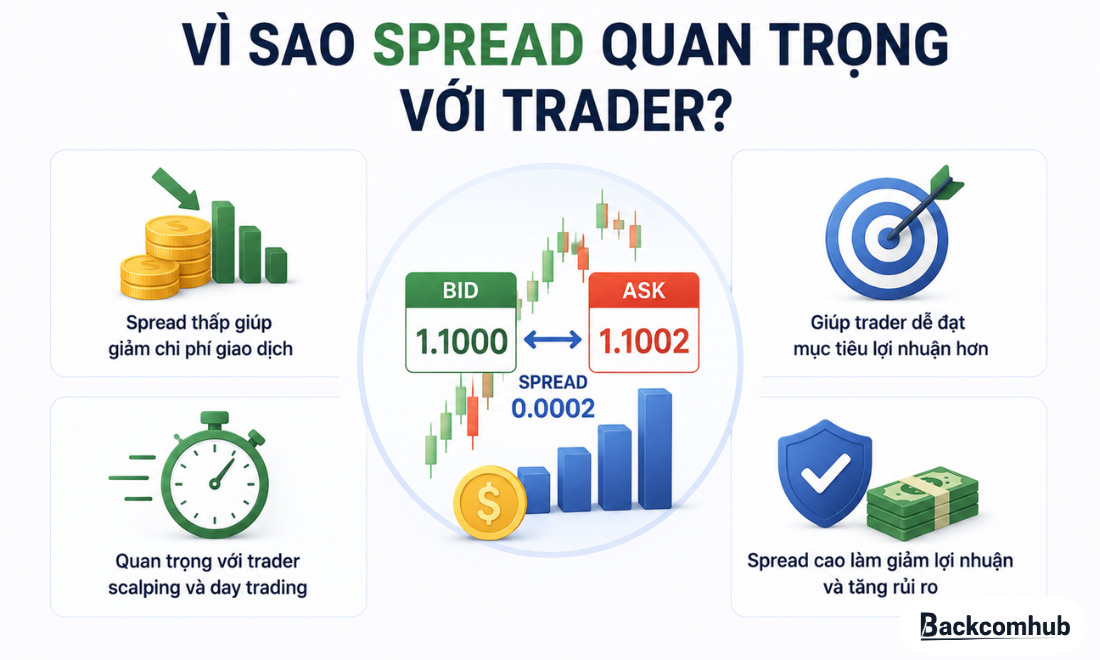 Vì sao spread quan trọng với trader?