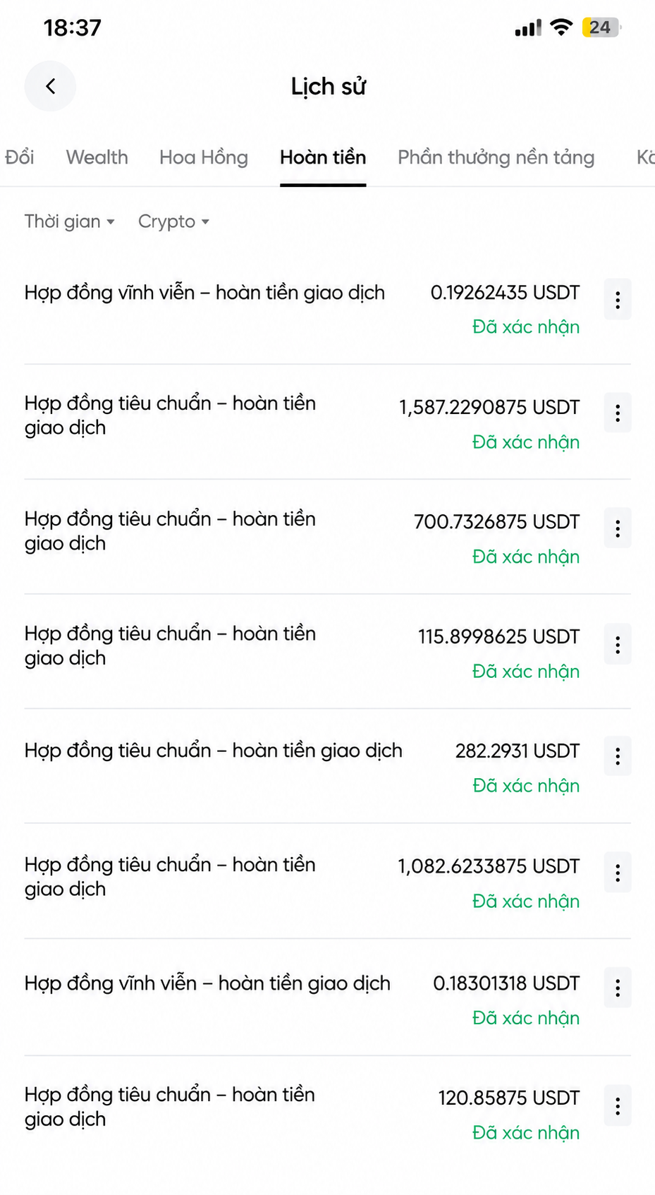 ảnh backcom cho khách trên sàn Kucoin tại Backcomhub