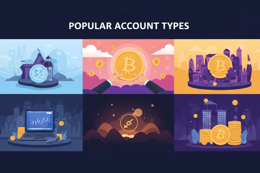Các loại tài khoản phổ biến