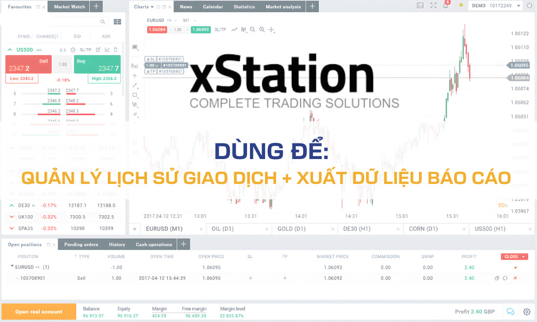 Các tính năng khác của xStation 5