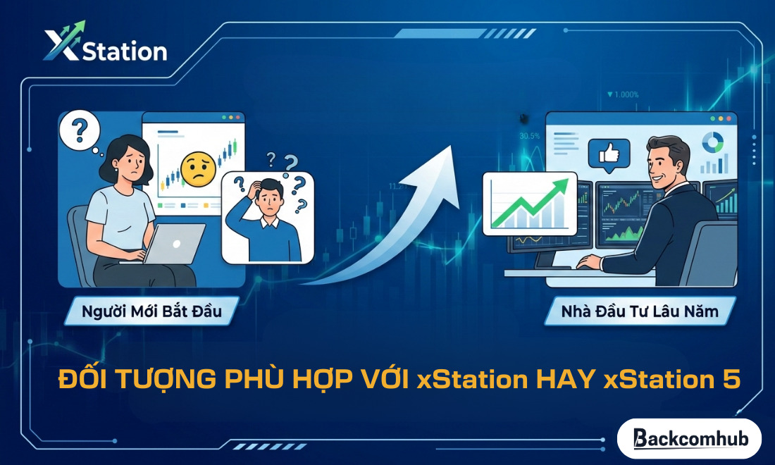 Dù là người mới hay nhà đầu tư lâu năm thì đều phù hợp với nền tảng giao dịch XStation