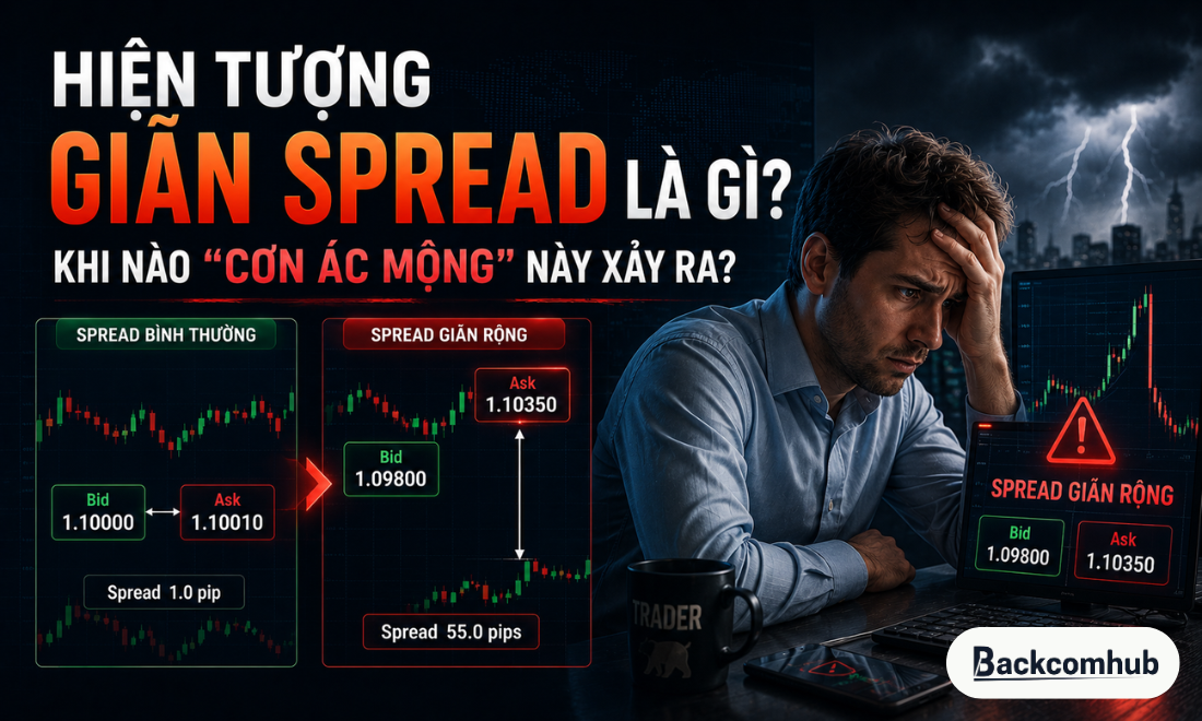 Thời điểm xảy ra hiện tượng giãn spread 
