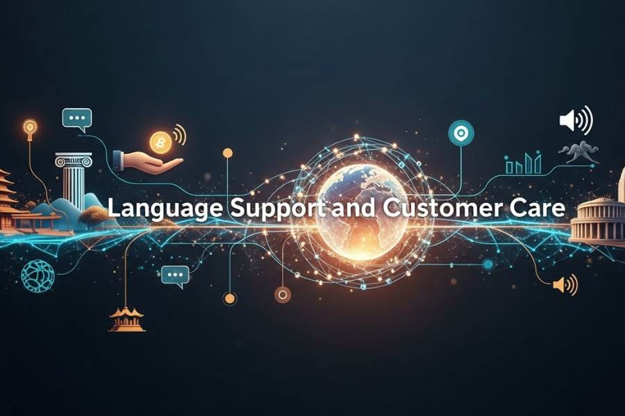 Hỗ trợ ngôn ngữ và chăm sóc khách hàng