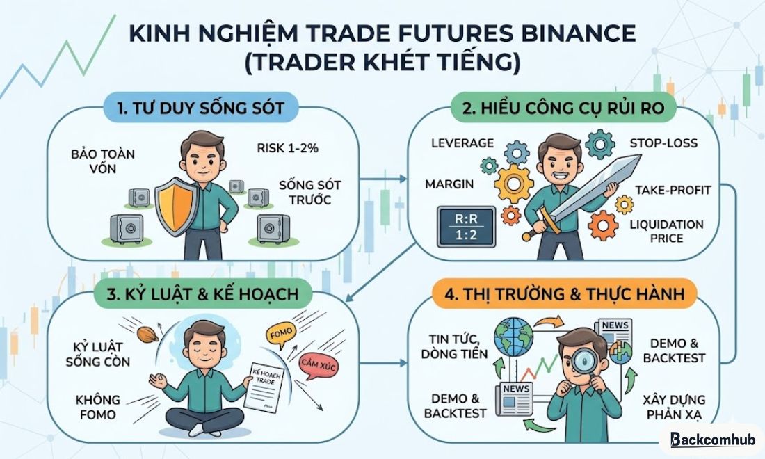 Kinh nghiệm chơi futures trên sàn Binance của các trader lâu năm 