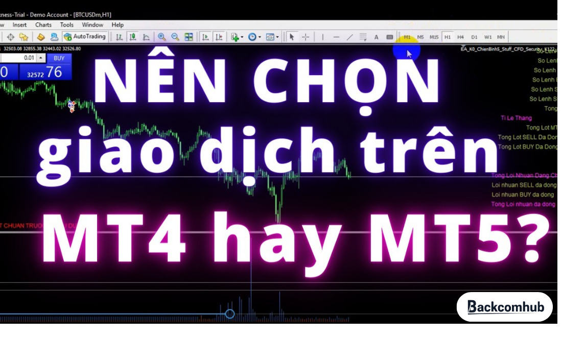 Lựa chọn MT4 hay MT5 theo nhu cầu giao dịch