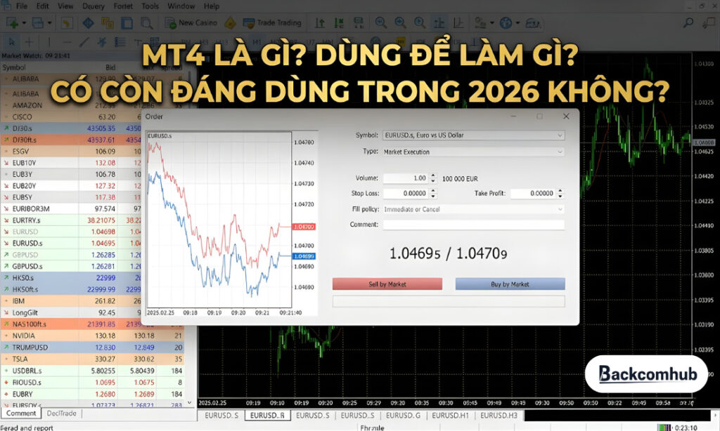 MT4 Là Gì? Dùng Để Làm Gì? Có Còn Đáng Dùng Trong 2026 Không? MT4 Là Gì? Dùng Để Làm Gì? Có Còn Đáng Dùng Trong 2026 Không?