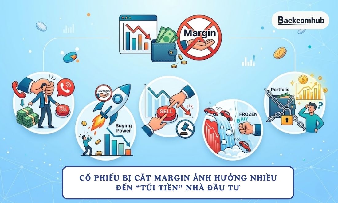 Mã cổ phiếu bị cắt margin gây ảnh hưởng không ít tới túi tiền của nhà đầu tư 