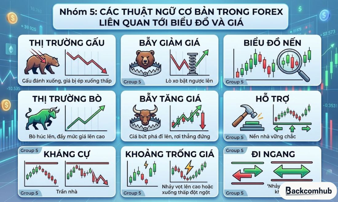 Những khái niệm liên quan tới biểu đồ và giá mà người mới chơi forex cần biết 