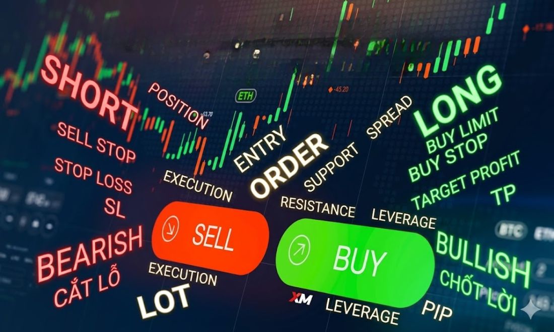 Các thuật ngữ cơ bản trong forex liên quan tới mua và bán 