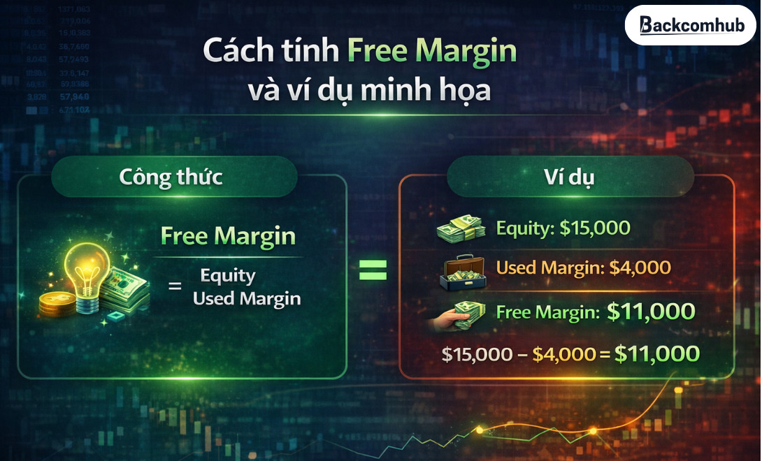 Cách tính Free Margin và ví dụ minh họa