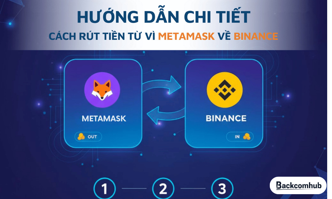 Hướng dẫn rút tiền từ ví MetaMask về Binance an toàn và nhanh chóng