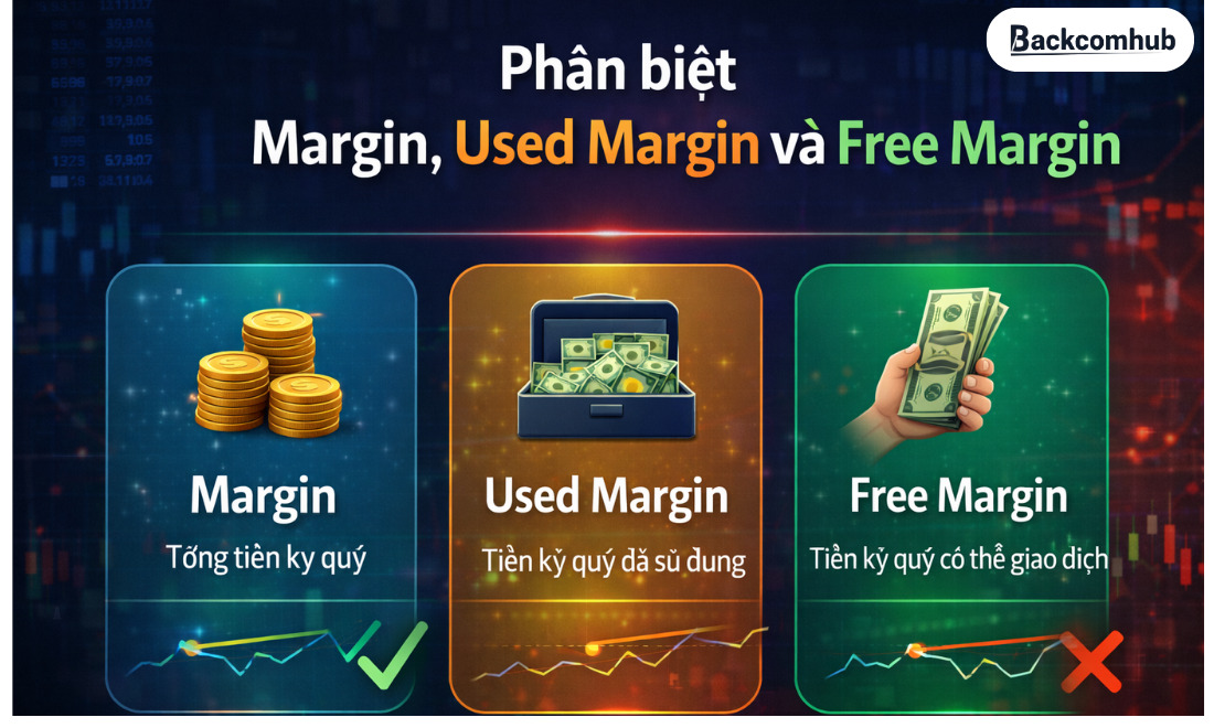 Phân biệt Margin, Used Margin và Free Margin