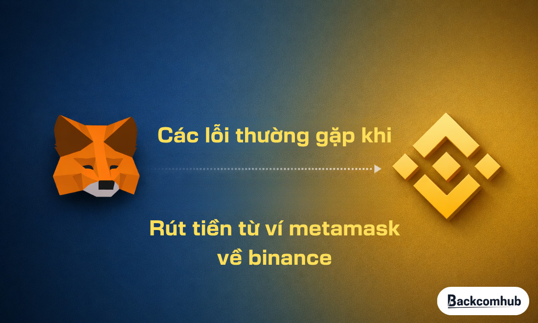 Các lỗi thường gặp khi rút tiền từ ví Metamask về Binance