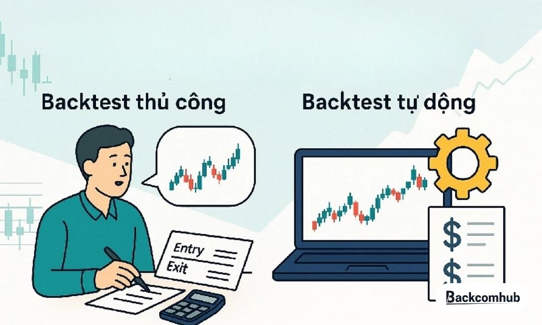 Backtest thủ công và backtest tự động mang nhiều điểm khác biệt 
