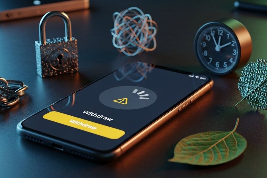 Dấu hiệu Binance chặn rút tiền