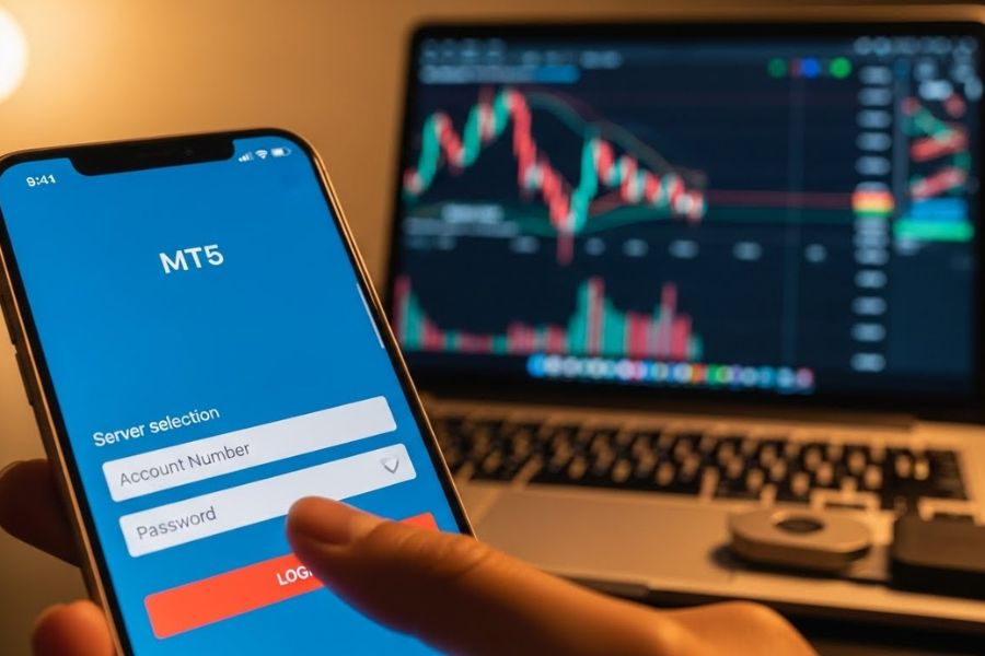 Cách đăng nhập MT5 trên điện thoại nhanh gọn để giao dịch không gián đoạn Cách đăng nhập MT5 trên điện thoại nhanh gọn để giao dịch không gián đoạn