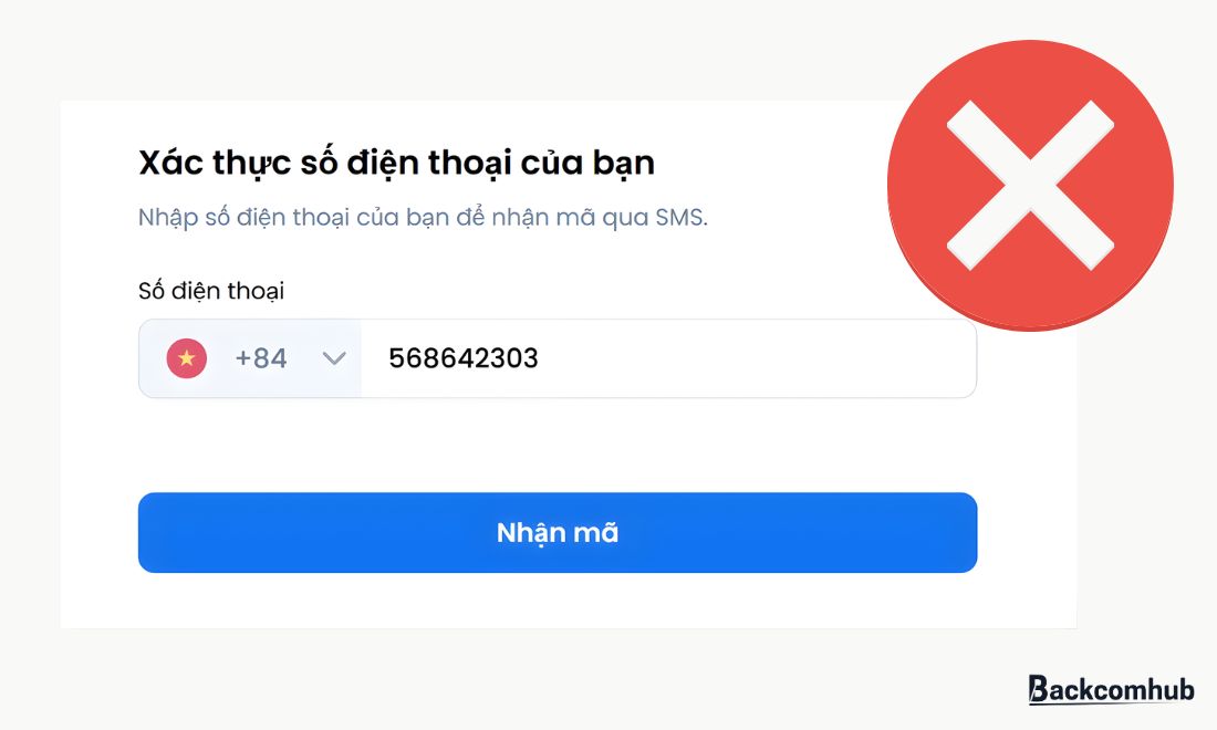 Lỗi nạp tiền có thể xuất phát từ nguyên nhân tài khoản chưa hoàn tất việc xác minh danh tính 