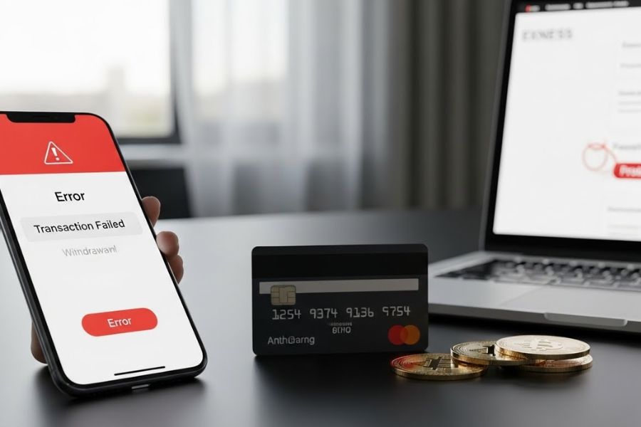 Cách xử lý lỗi rút tiền Exness
