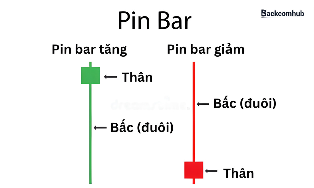 Đặc điểm nhận diện cây nến Pin Bar chuẩn