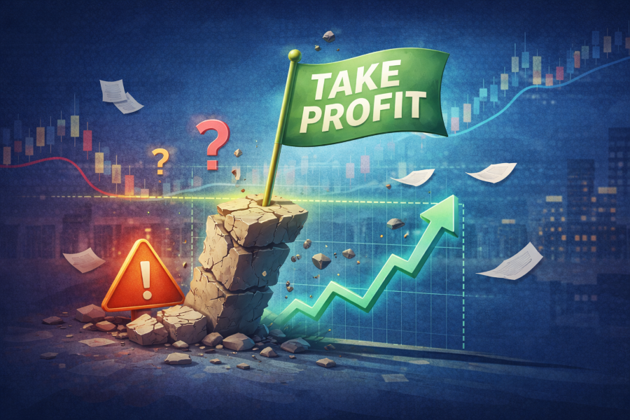 Đặt take profit thiếu cơ sở là sai lầm nhiều trader mắc phải