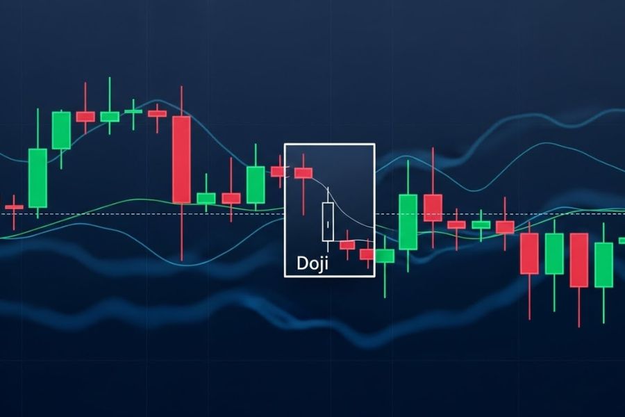 Nến Doji là gì? Hiểu đúng bản chất và cách dùng đúng trong crypto Nến Doji là gì? Hiểu đúng bản chất và cách dùng đúng trong crypto