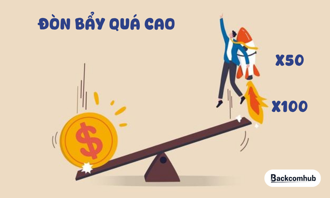 Sử dụng đòn bẩy quá cao là nguyên nhân tài khoản bị bay màu khi mới tham gia