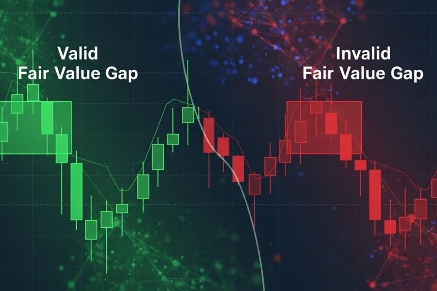 Phân biệt FVG hợp lệ và không hợp lệ