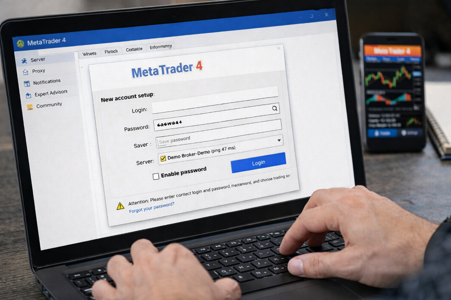 Cách đăng nhập MT4 trên máy tính nhanh và hiệu quả cho các trader Cách đăng nhập MT4 trên máy tính nhanh và hiệu quả cho các trader