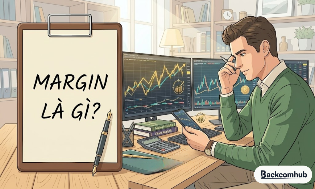 Margin là hình thức vay thêm tiền từ sàn forex để tăng vốn đầu tư 