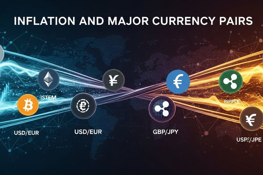 Lạm phát và các cặp tiền chính trong forex