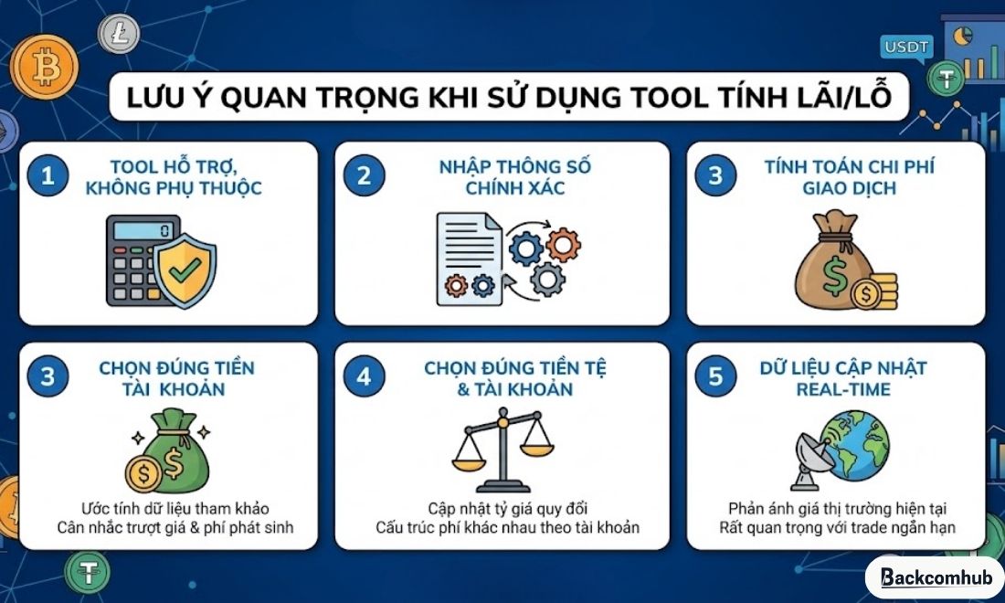 Những điều mà dân forex cần lưu ý khi dùng tool để tính lời lỗ trong giao dịch 