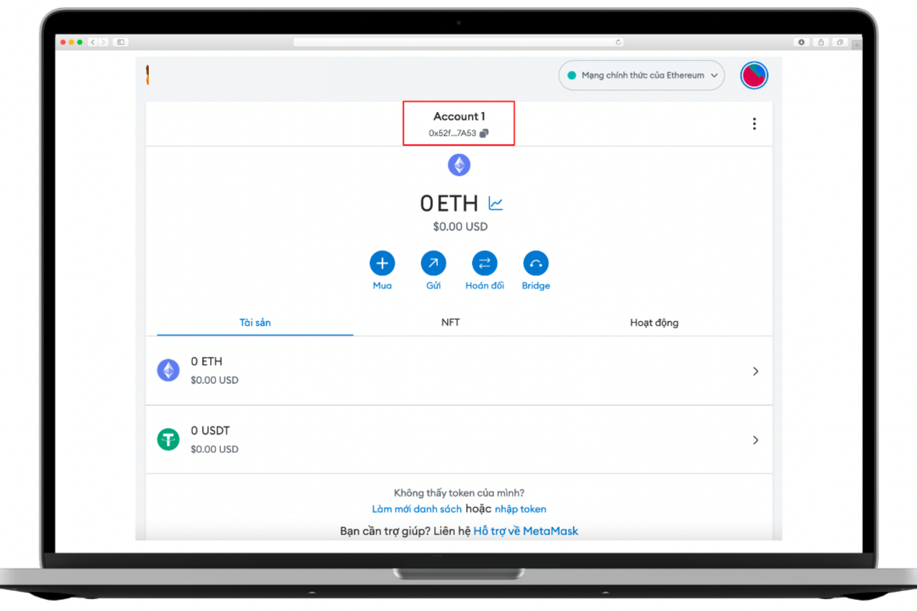 Lưu ý chọn đúng mạng khi rút tiền từ ví MetaMask về Binance