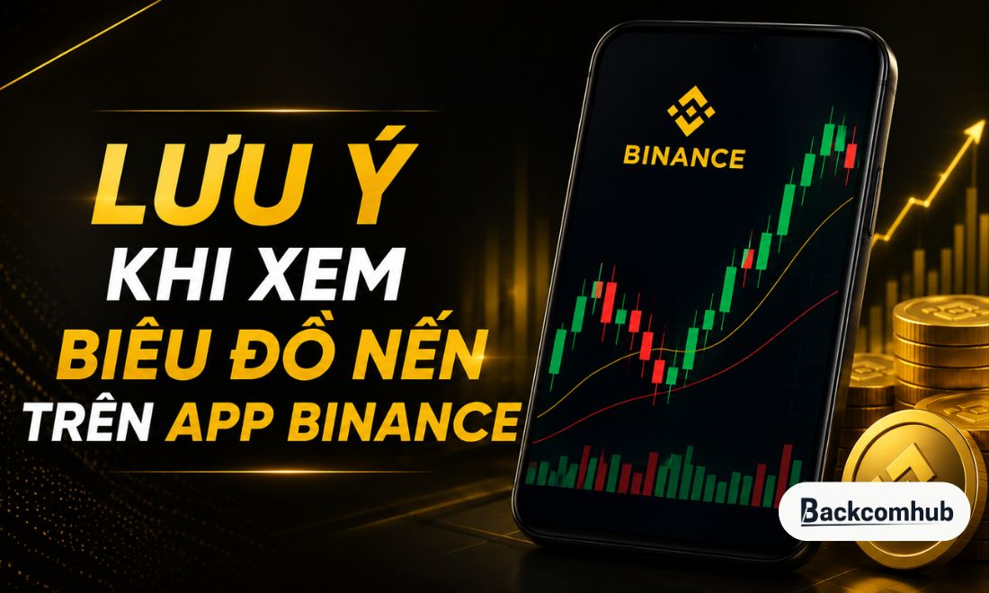 Những điều nhà đầu tư cần lưu ý khi xem biểu đồ nến trên ứng dụng của sàn Binance 
