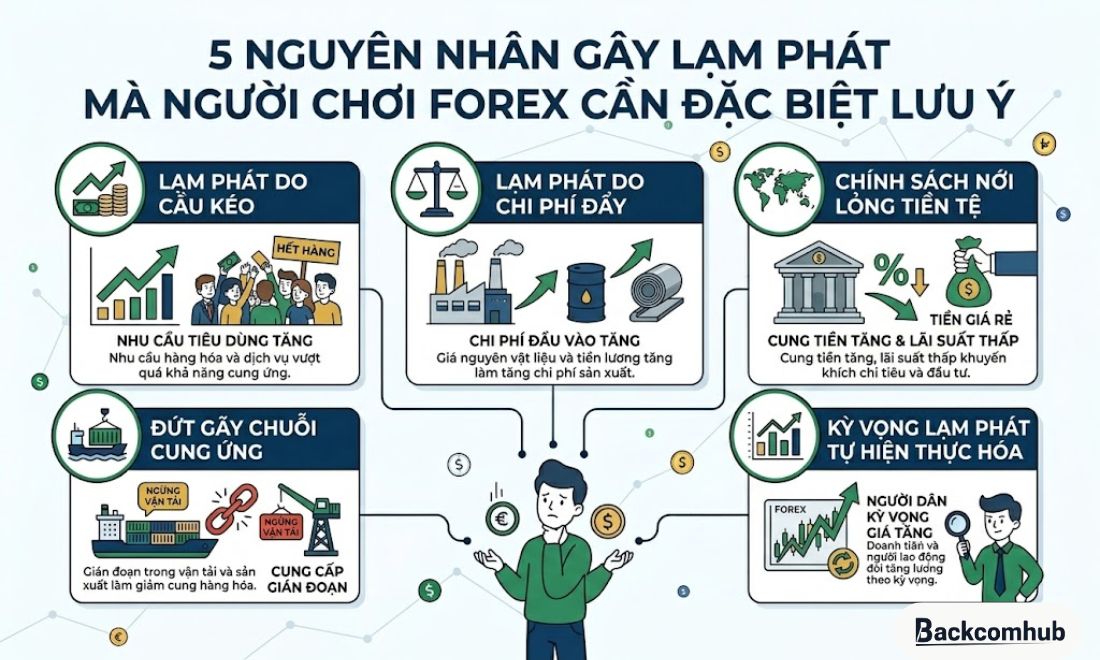 Các nguyên nhân gây ra lạm phát 