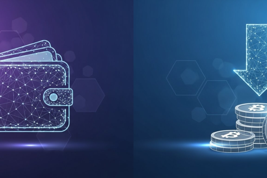 Nhập địa chỉ ví và số tiền rút