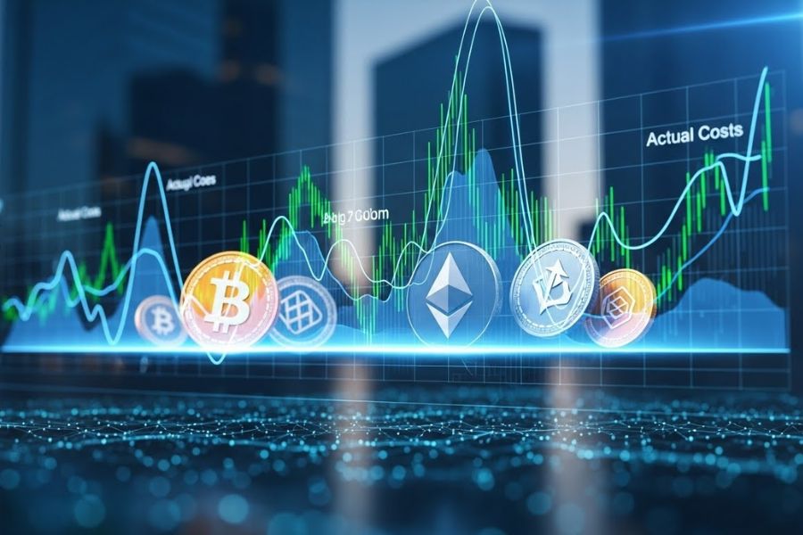 So sánh về phí giao dịch và chi phí thực tế khi giao dịch