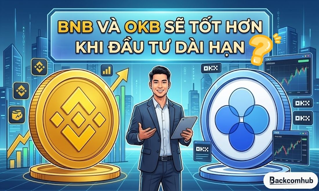 Nếu xét về tính dài hạn thìa các chuyên ga đầu tư coin cho rằng: Đồng BNB của sàn Binance sẽ "tốt hơn" so với đồng OKB của sàn OKX 