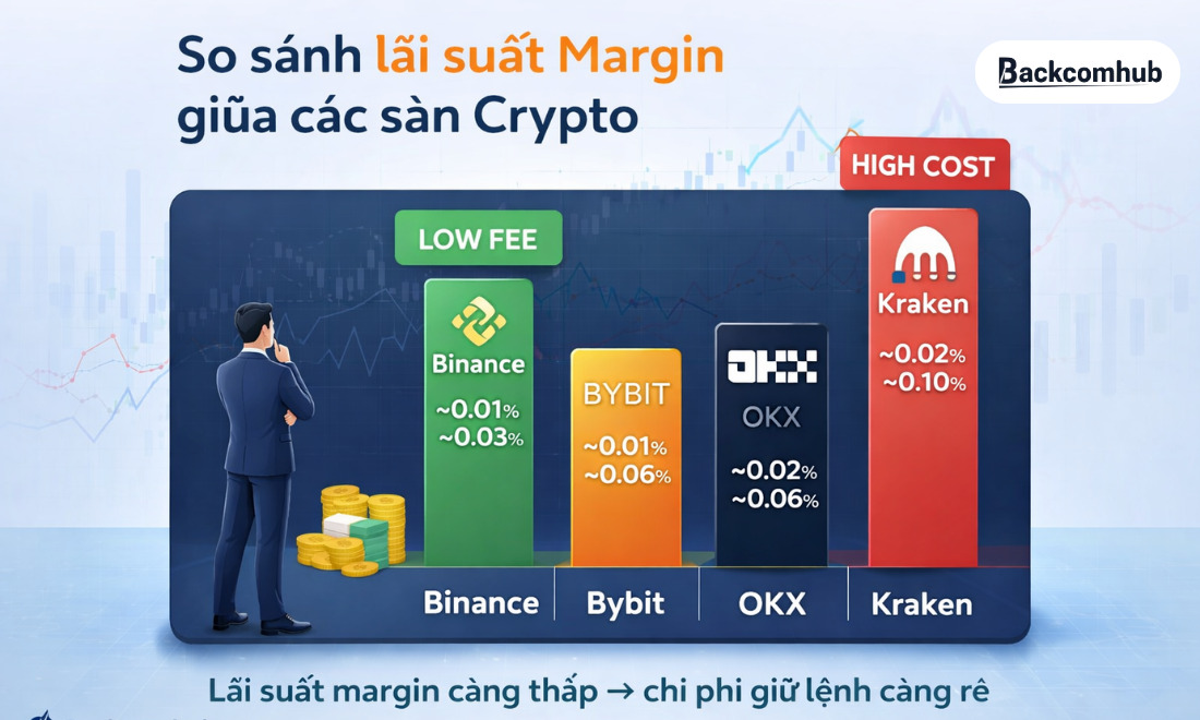 So sánh lãi suất margin trên các sàn phổ biến