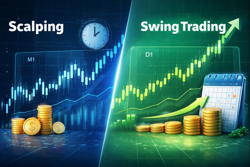 So sánh toàn diện hai phong cách giao dịch phổ biến của Scalping vs Swing Trading So sánh toàn diện hai phong cách giao dịch phổ biến của Scalping vs Swing Trading