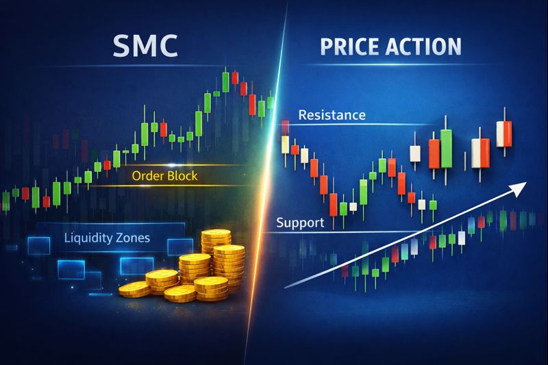 SMC vs Price Action: So sánh toàn diện hai trường phái giao dịch phổ biến nhất SMC vs Price Action: So sánh toàn diện hai trường phái giao dịch phổ biến nhất