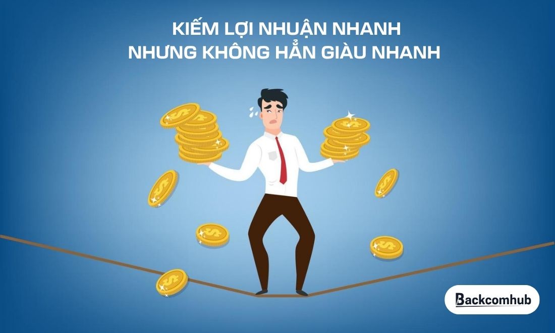 Trader mới bắt đầu tuyệt đối không được nhầm lẫn giữa kiếm lợi nhuận nhanh với giàu nhanh 
