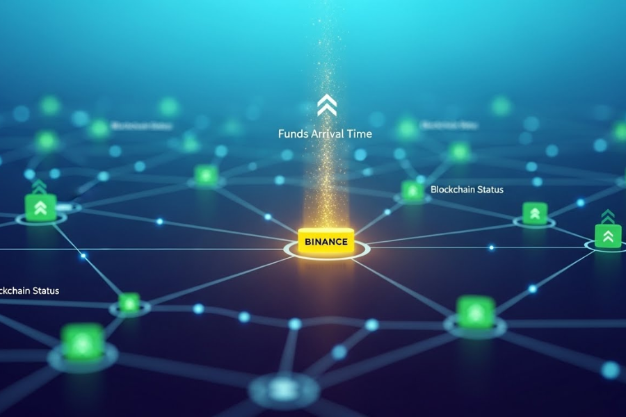 Trạng thái blockchain và thời gian tiền về Binance