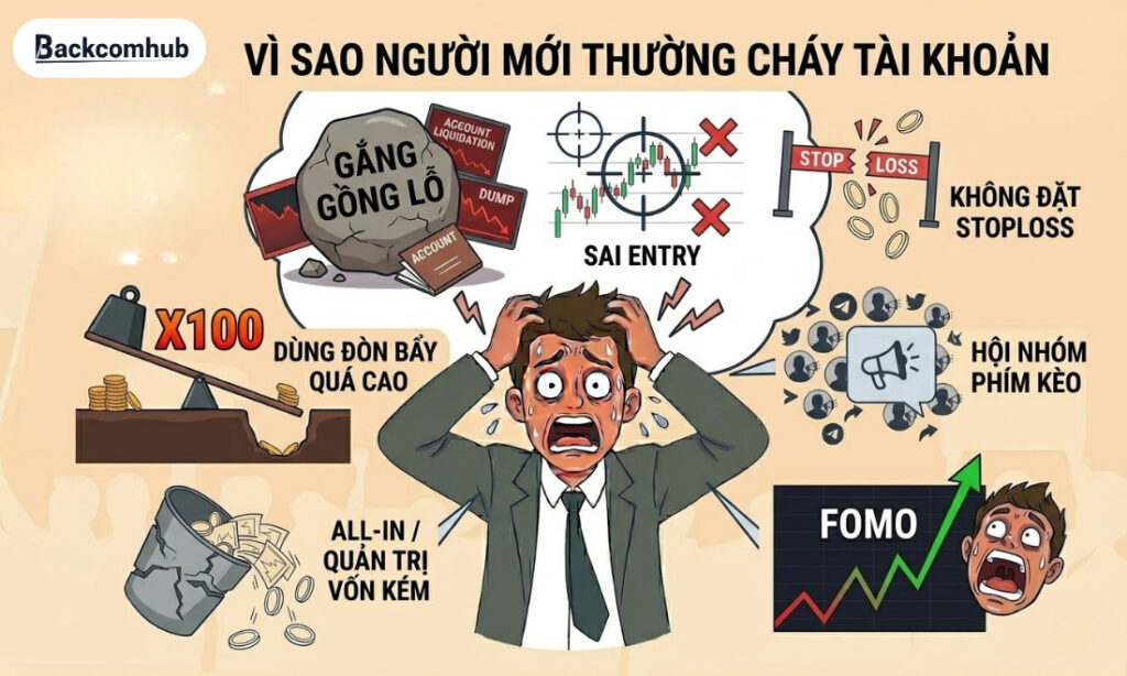 Vì sao người mới thường cháy tài khoản? Bài học để giữ tiền Vì sao người mới thường cháy tài khoản? Bài học để giữ tiền