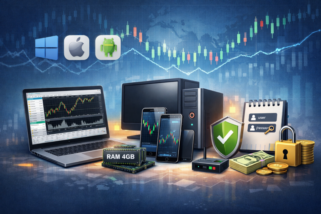 Hướng dẫn cài đặt MT5 cơ bản trên máy tính và điện thoại Hướng dẫn cài đặt MT5 cơ bản trên máy tính và điện thoại