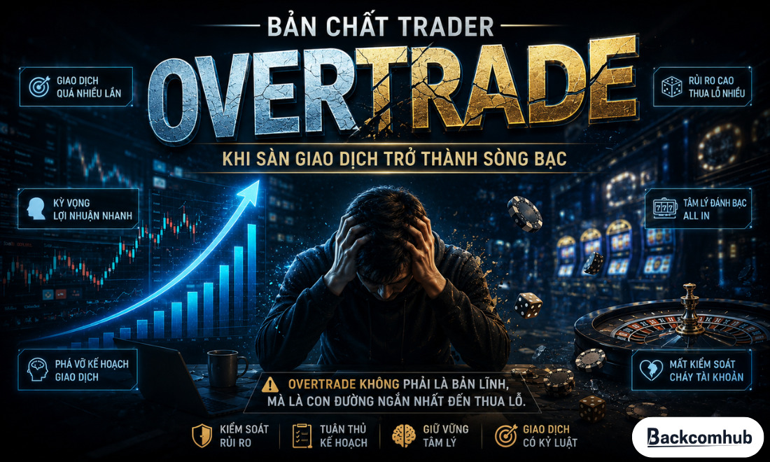 Bản Chất Trader Overtrade: Khi Sàn Giao Dịch Trở Thành Sòng Bạc