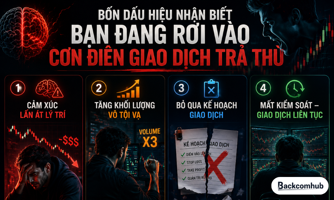 Bốn dấu hiệu nhận biết bạn đang rơi vào cơn điên giao dịch trả thù